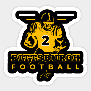 Pittsburgh Football Vintage Style Sticker